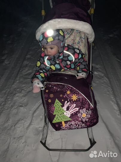 Коляска санки