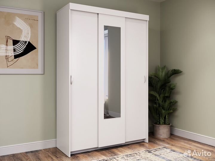 Шкаф-купе Комфорт 9М белый