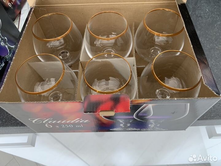 Бокалы фужеры Bohemia Claudia набор