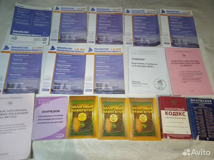 Книги по бухгалтерскому учету, трудовой, налоговый
