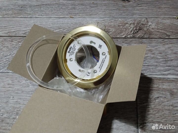 Светильники datts gx 53 золото