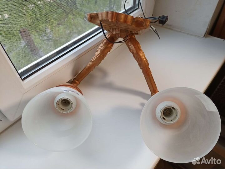 Бра СССР металл, плафоны новые