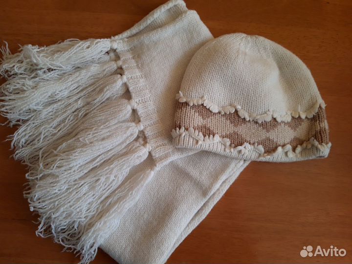 Комплект шапочка и шарф