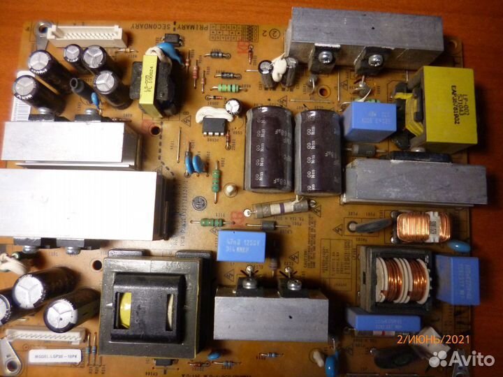 Разборка ЖК телевизора LG платы