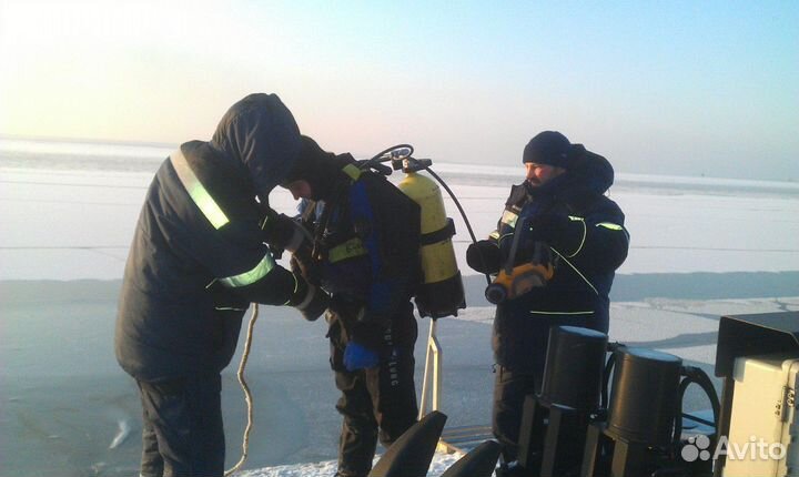 Водолазные работы Гидротехнические работы Водолазы