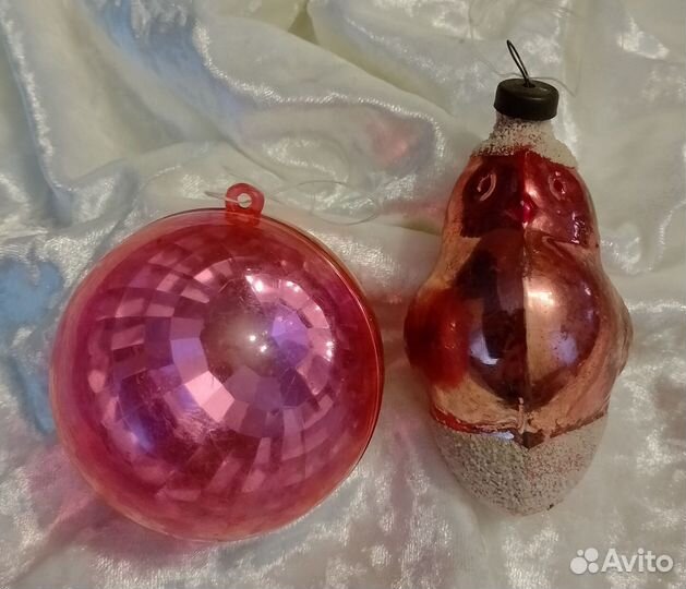 Елочные игрушки СССР и дед Мороз
