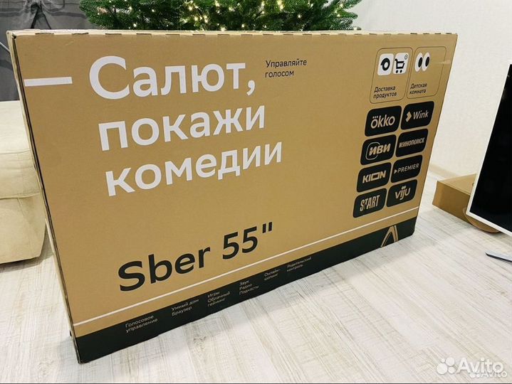 Телевизор SMART TV 55 qled 4K Смарт Тв Новый