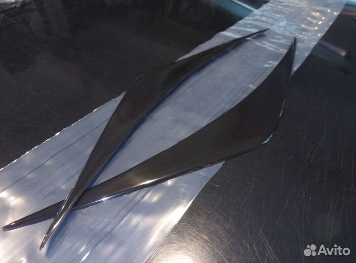 Реснички на фары для Kia RIO 4, x-line