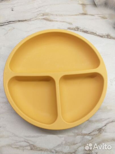 Силиконовая тарелка детская