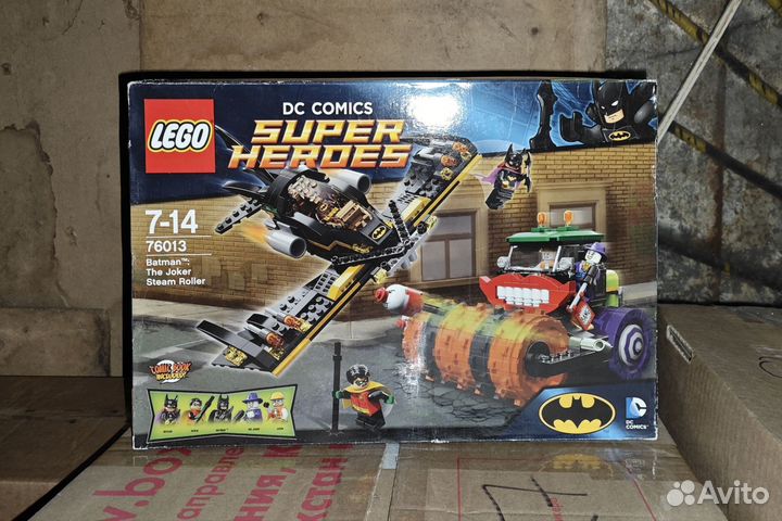 Новый Lego SH 76013 Batman: The Joker Steam Roller