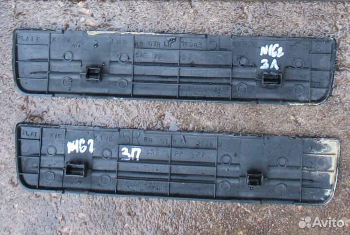 Задняя накладка порога Nissan Almera N16