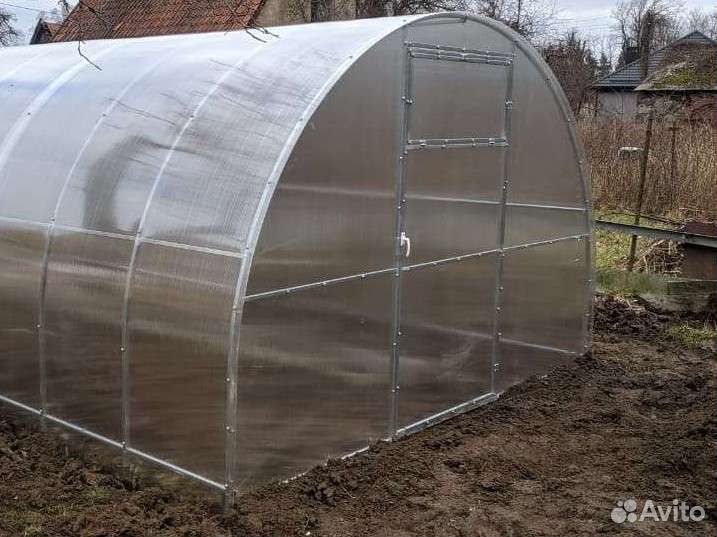 Теплица усиленная 6м поликарбонат,рассрочка,кредит