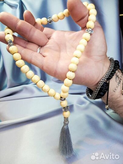 Православные деревянные чётки 40 зерен 12 мм