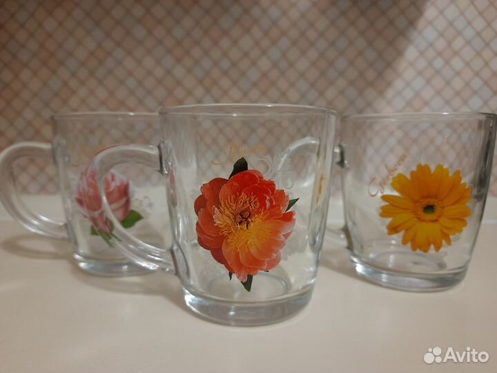 Бокалы кружки для чая