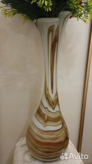 Ваза напольная с цветами