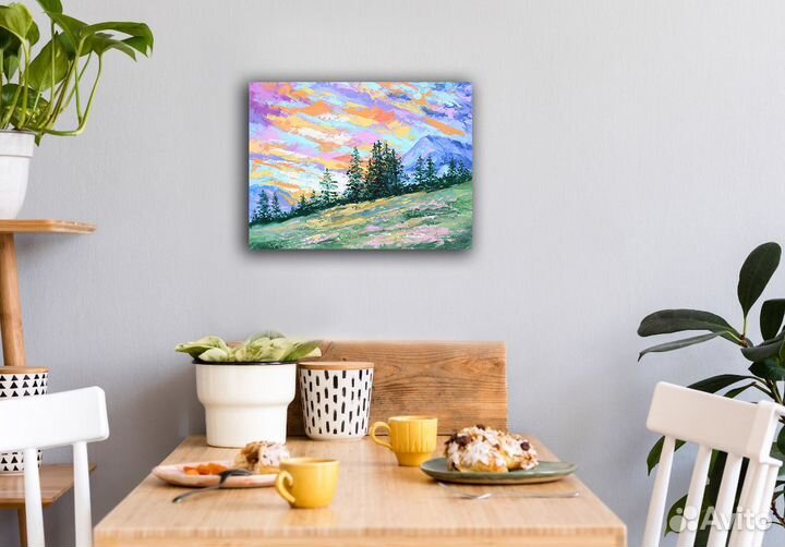 Картина маслом пейзаж 