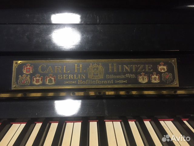 Немецкое пианино Carl H. Hintze полный комплект объявление продам
