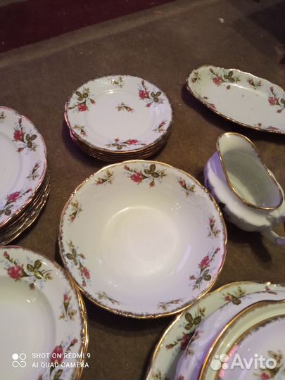 Столовый сервиз фарфор гдр