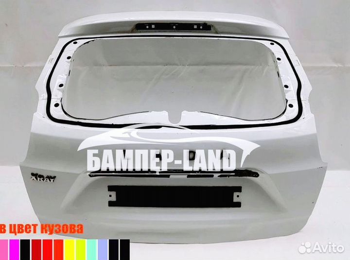 Крышка багажника Лада икс рэй Новый Любой цвет