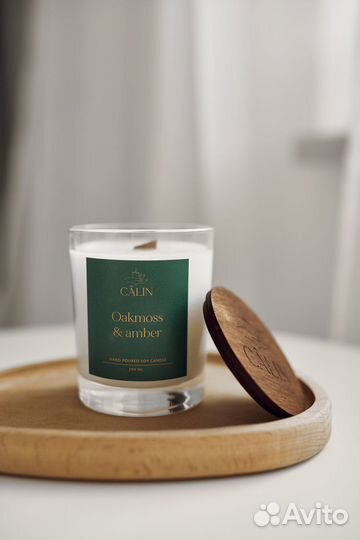 Ароматическая свеча из натурального воска