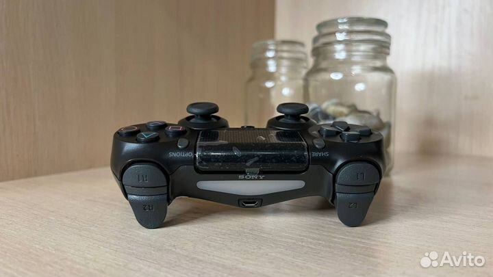 Геймпад беспроводной ps4 dualshock Sony черный