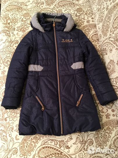 Пальто демисезонное р.128-134