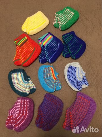 Следки вязаные