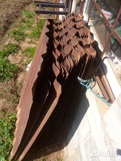 Шифер волновой металлический