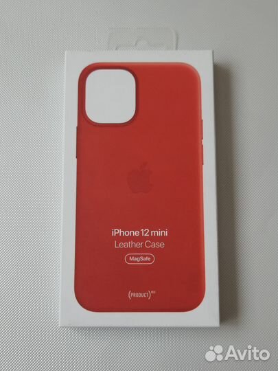 Чехол на iPhone 12 mini Leather Case оригинал