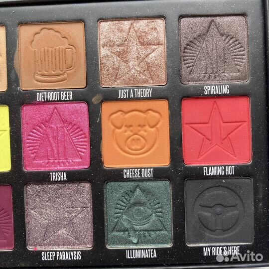 Палетка теней jeffree star cosmetics Conspiracy