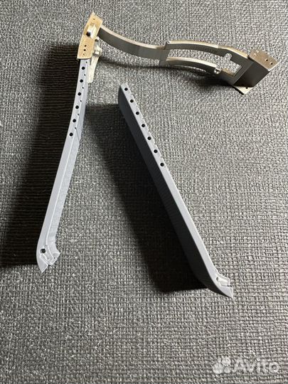 Светло серый ремешок / браслет для часов Longines