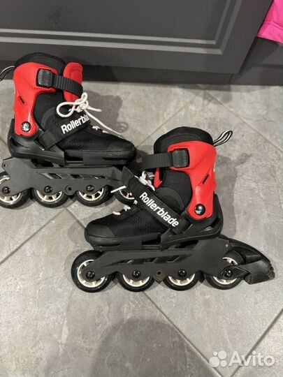 Роликовые детские коньки rollerblade cube