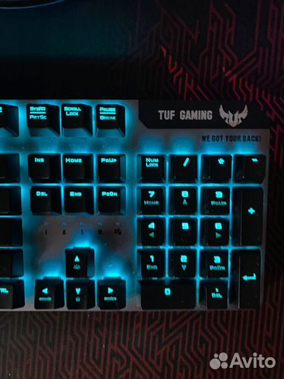 Клавиатура проводная asus TUF Gaming K7