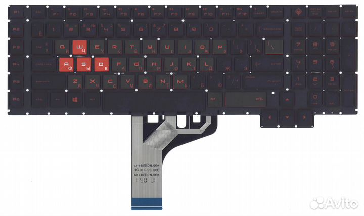 Клавиатура HP Omen 17-AN030CA с RGB подсветкой, OE