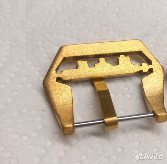 Бронзовая бакля 22мм застёжка часов Panerai и др