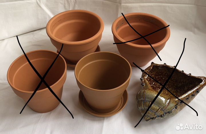 Керамические горшки