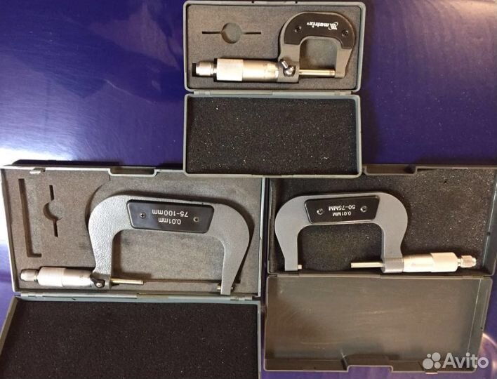 Микрометр 75-100 и 50-75 и 25-50