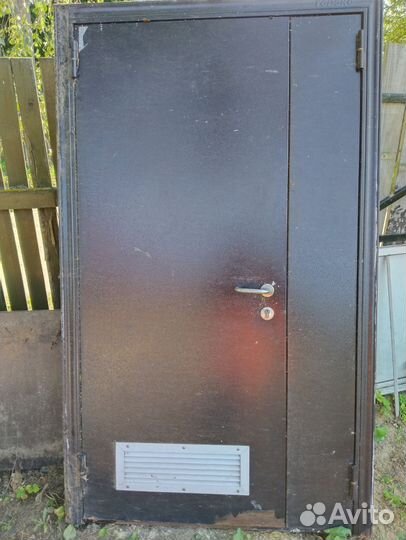 Металлическая дверь бу