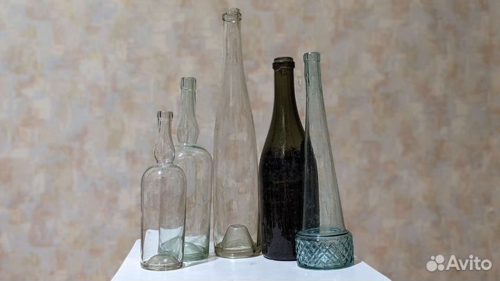 Дореволюционные винтажные бутылки