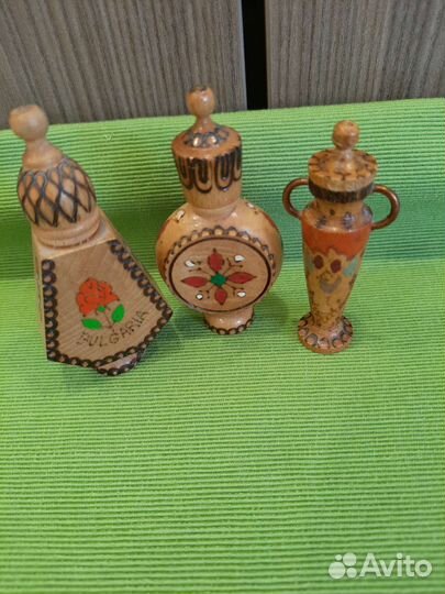 Розовое масло, духи, флаконы от духов/масла винтаж