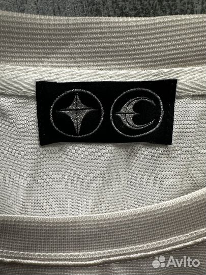 Лонгслив Thug Club White-RED Classic Logo Оригинал