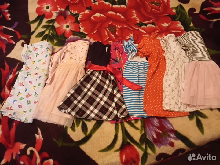 Огромный пакет вещей на девочку