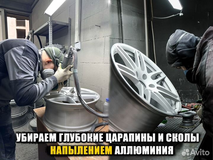 Покраска дисков суппортов изделий пескоструй