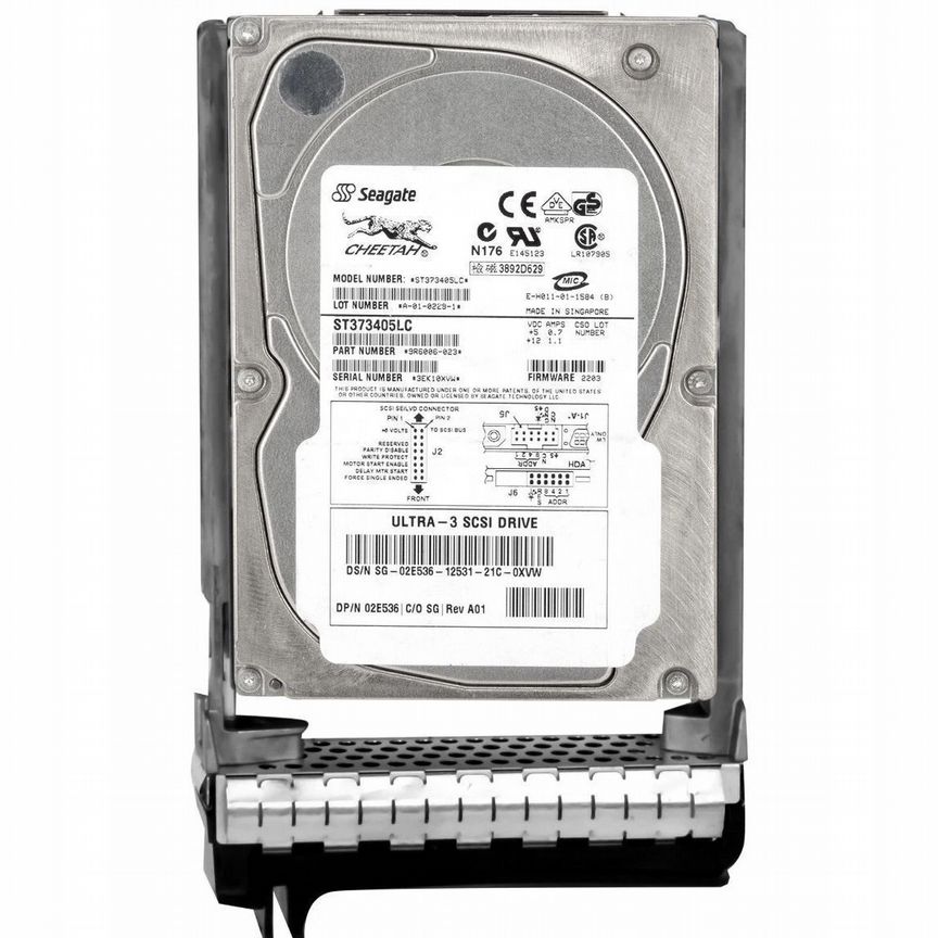 [2E536] Жесткий Диск Dell 73gb U160scsi 3.5" Hdd 2e536