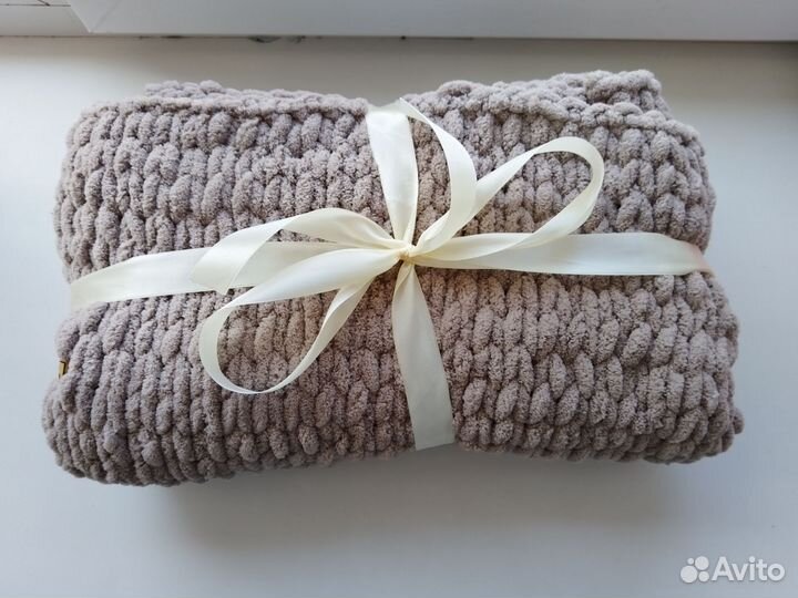 Плед детский вязаный