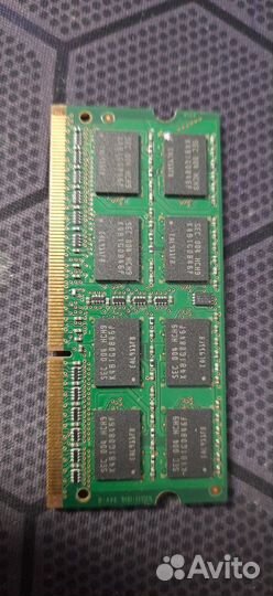 Оперативка Samsung 2Gb DDR3 1333 MHz для ноутбука