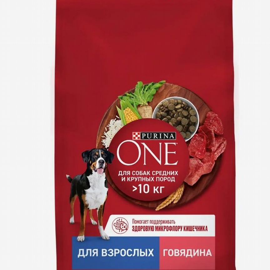 Purina ONE 3,8 кг сухой корм для собак