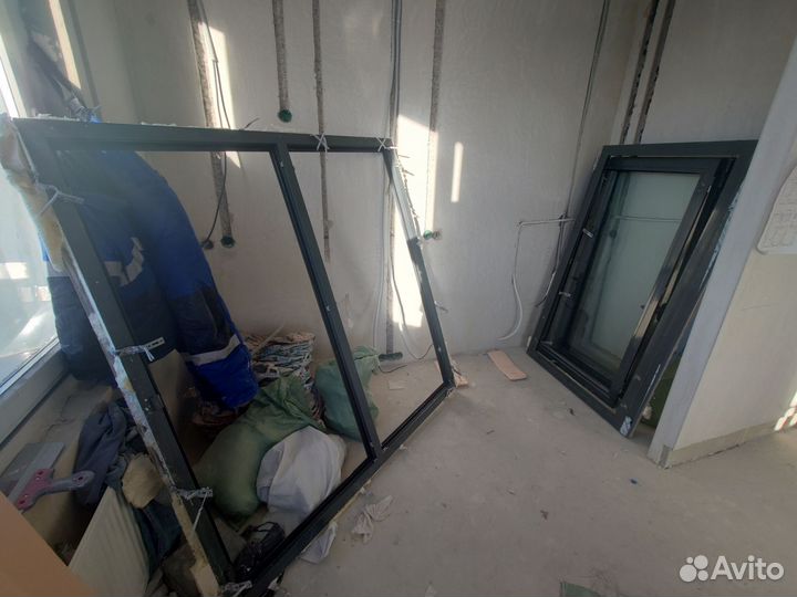 Окна алюминиевые