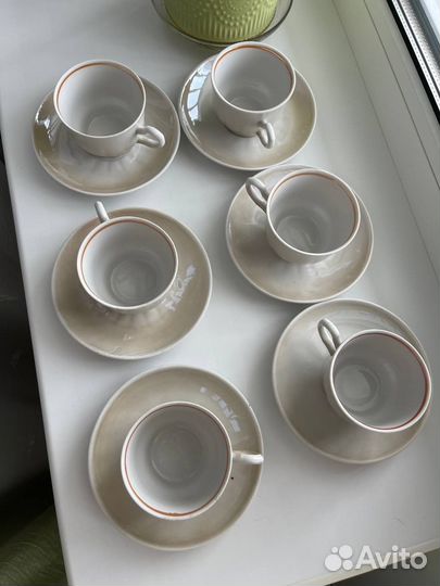 Кофейный сервиз 6 пар