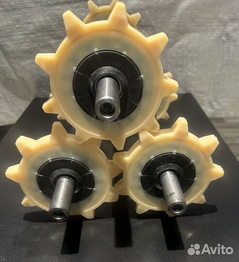 Вал ведомый мотобуксировщика со звездами 510